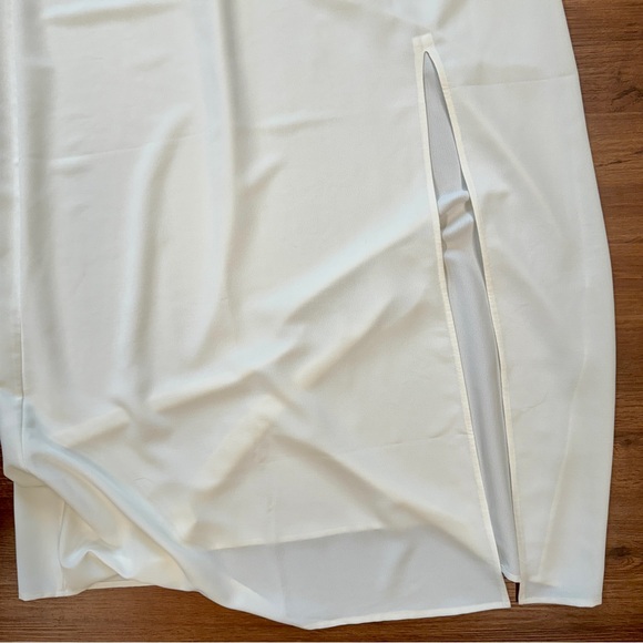 HILL HOUSE Simone Maxi Long Sleeve Dress in Ivory - Picture 9 of 11